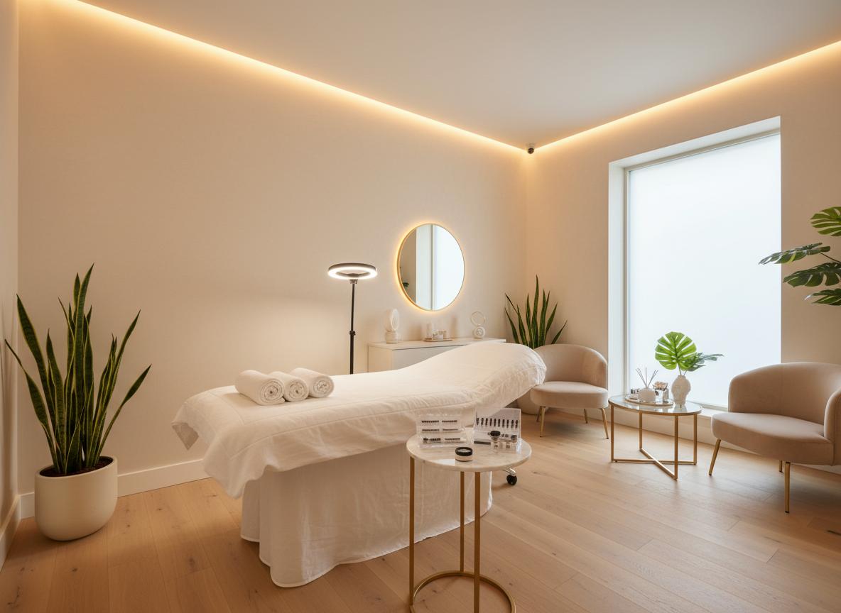 Interior of our beauty studio in Marbella